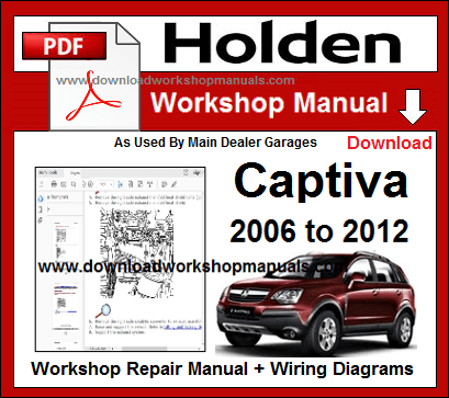 holden captiva service repair workshop manual